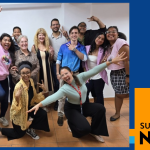 The 2025 Dominican Republic Residency cohort (10 students) poses alongside Jeannine Mercer and Lorette Calix.