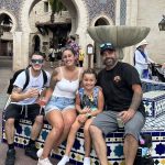 Brittany Leibenguth sitting with her family