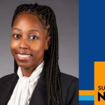 a photo of Kassiana Parris framed by a graphic that reads "SUNY Empire News"