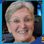 Smiling woman with short gray hair and glasses in an indoor setting, next to SUNY Empire 5 Minute Feature logo.